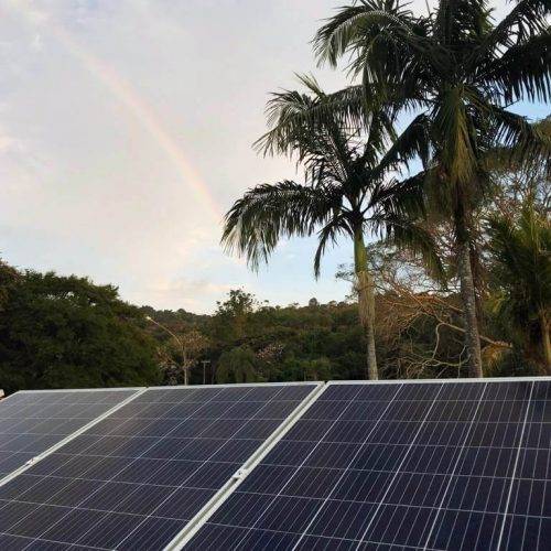 Usina Hidrelétrica CESP – Paraibuna/SP – 54 kWp – Estrutura Fixa em Laje